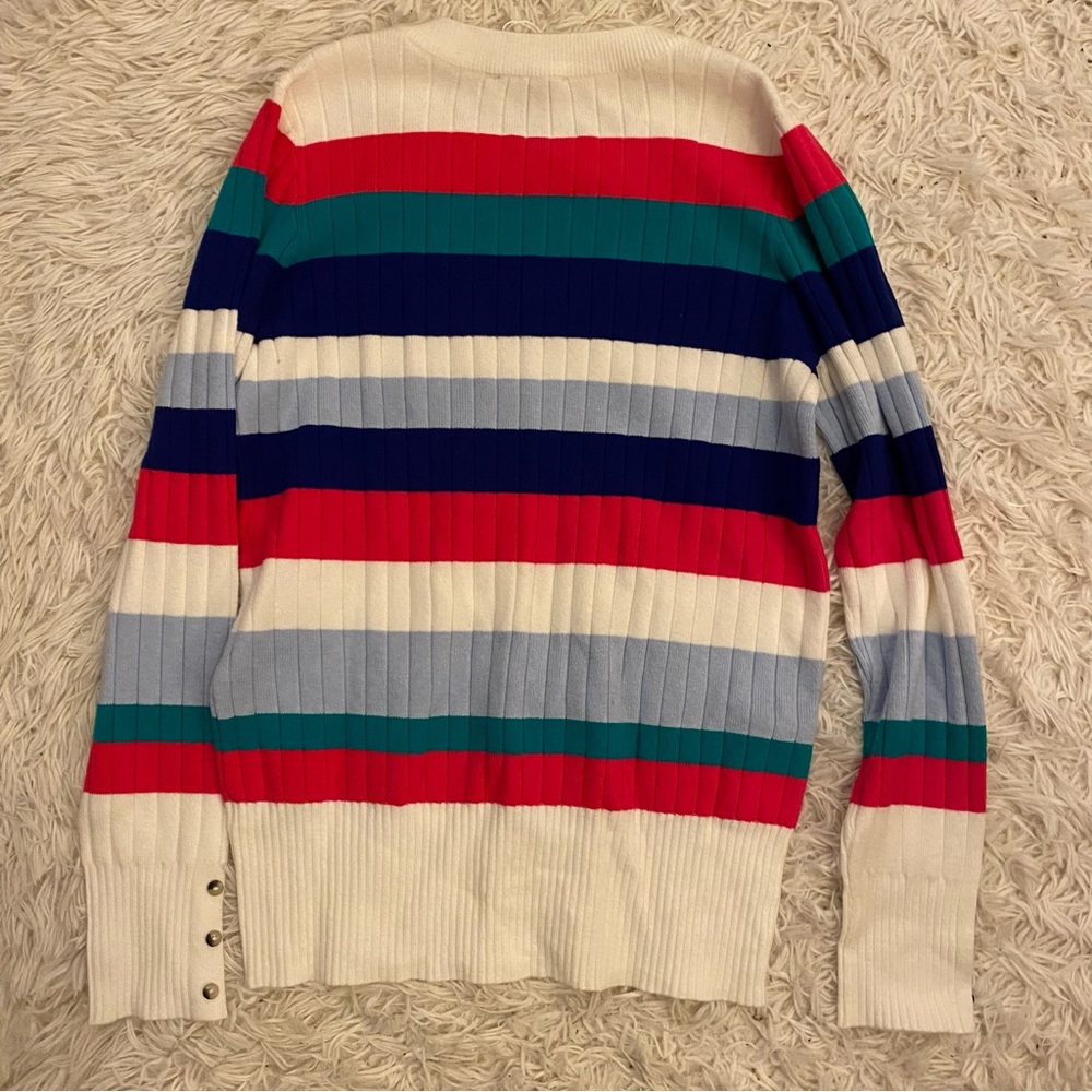 NWT EVOLUTION BY CYRUS Rooney Button Cuff Sweater size S from Stitch Fix - Picture 5 of 6